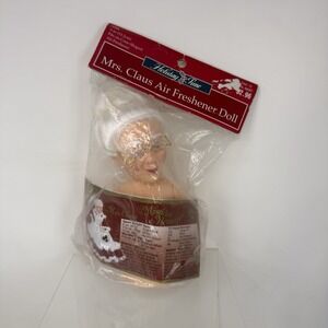 Holiday Time- Vintage - Mrs. Claus - Air Freshener Doll - # 9585 - New & Sealed